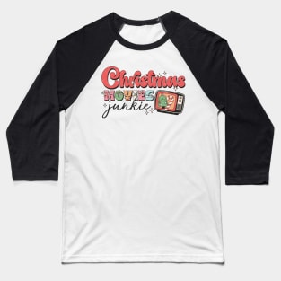 Retro Christmas Movies Baseball T-Shirt